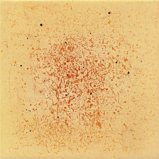P1, Mischtechnik auf Nessel, 20 x 20cm, 2002 001