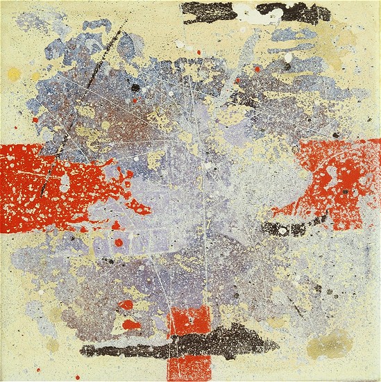 P9, Mischtechnik auf Nessel, 20 x 20cm, 2002 001