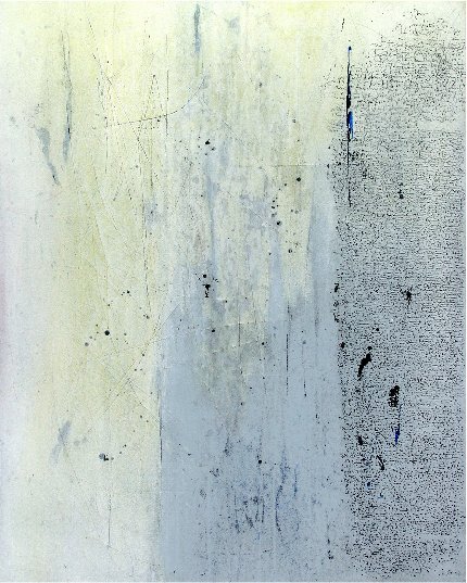 Ohne Titel, Acryl auf Nessel, 100 x 80 cm, 2002 001